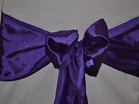 Satin Chair Cover Sash